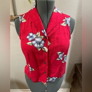 Caribbean Joe Vintage Vest Medium